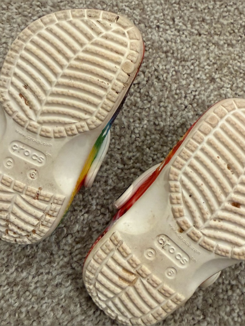 Kids Tie-Dye Crocs toddler sz6 - Picture 3 of 3